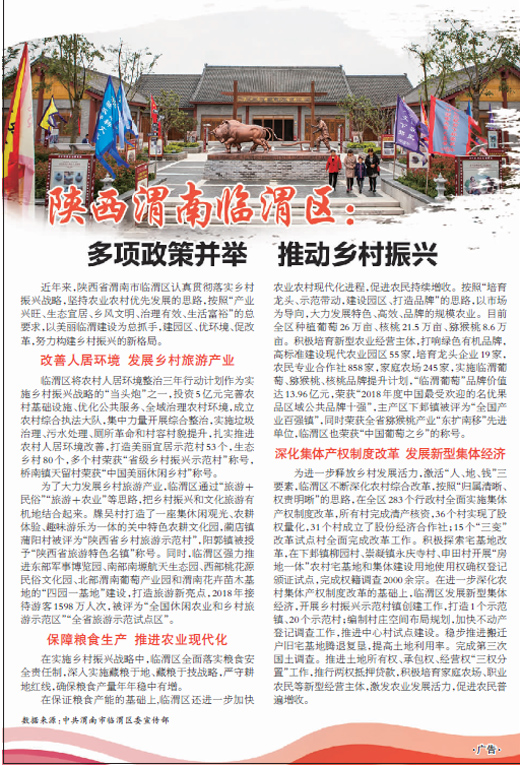 陝西渭南臨渭區:多項政策並舉 推動鄉村振興_EAS商品防盜